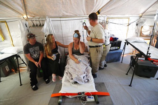 Florida Panhandle medical care on life support after Michael