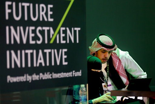 Saudi forum highlights crown prince's shifting fortunes