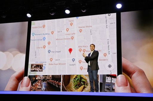 (AP Photo/Eric Risberg). Justin Denison, SVP of Mobile Product Development, talks about the Infinity Flex Display of a folding smartphone during the keynote address of the Samsung Developer Conference, Wednesday, Nov. 7, 2018, in San Francisco. (AP Photo/Eric Risberg). Justin Denison, SVP of Mobile Product Development, talks about the Infinity Flex Display of a folding smartphone during the keynote address of the Samsung Developer Conference, Wednesday, Nov. 7, 2018, in San Francisco.