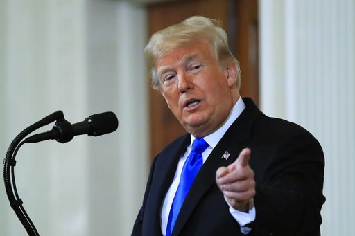 (AP Photo/Manuel Balce Ceneta). President Donald Trump speaks during a news conference in the East Room at the White House in Washington, Wednesday, Nov. 7, 2018. (AP Photo/Manuel Balce Ceneta). President Donald Trump speaks during a news conference in the East Room at the White House in Washington, Wednesday, Nov. 7, 2018.
