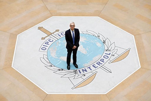 (AP Photo/Laurent Cipriani). Interpol Secretary General Jurgen Stock poses a the international police agency in Lyon, central France, Thursday, Nov.8, 2018. Stock says that the international police organization's rules forbid him from probing the fate ... (AP Photo/Laurent Cipriani). Interpol Secretary General Jurgen Stock poses a the international police agency in Lyon, central France, Thursday, Nov.8, 2018. Stock says that the international police organization's rules forbid him from probing the fate ...