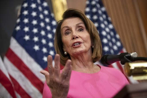 (AP Photo/J. Scott Applewhite). House Minority Leader Nancy Pelosi, D-Calif., speaks in during a news conference on Capitol Hill in Washington, Wednesday, Nov. 7, 2018. Pelosi says she's confident she will win enough support to be elected speaker of th... (AP Photo/J. Scott Applewhite). House Minority Leader Nancy Pelosi, D-Calif., speaks in during a news conference on Capitol Hill in Washington, Wednesday, Nov. 7, 2018. Pelosi says she's confident she will win enough support to be elected speaker of th...
