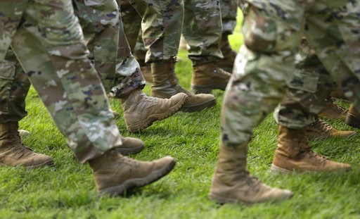 (AP Photo/Ted S. Warren, File). FILE- In this April 3, 2017, file photo U.S. Army soldiers march in formation during a change of command ceremony at Joint Base Lewis-McChord in Washington. If you’re a veteran with student debt, you have repayment right... (AP Photo/Ted S. Warren, File). FILE- In this April 3, 2017, file photo U.S. Army soldiers march in formation during a change of command ceremony at Joint Base Lewis-McChord in Washington. If you’re a veteran with student debt, you have repayment right...