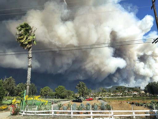 (Courtesy of Ben Watkins via AP). In this Friday, Nov. 9, 2018 photo, smoke from the wildires fills the air in Malibu, Calif. Los Angeles County fire Chief Daryl Osby said Saturday that firefighters told him they were working in the toughest, most ext... (Courtesy of Ben Watkins via AP). In this Friday, Nov. 9, 2018 photo, smoke from the wildires fills the air in Malibu, Calif. Los Angeles County fire Chief Daryl Osby said Saturday that firefighters told him they were working in the toughest, most ext...