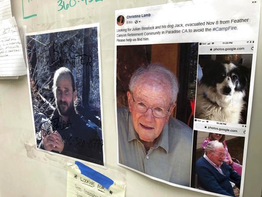 Number of missing hard to peg in deadly California wildfire