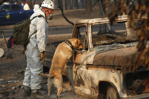 Light rain falling in N California could hurt search effort