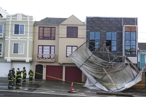 Flooding hits Northern California area scarred by wildfire