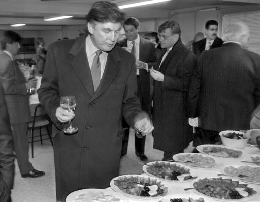 (AP Photo/Igor Tabakov, File). FILE - In this Nov. 5, 1996, file photo, American real estate mogul Donald Trump, left, visits a reception, as he checks out sites in Moscow, Russia, for luxury residential towers. Trump’s decades-long dream of building a... (AP Photo/Igor Tabakov, File). FILE - In this Nov. 5, 1996, file photo, American real estate mogul Donald Trump, left, visits a reception, as he checks out sites in Moscow, Russia, for luxury residential towers. Trump’s decades-long dream of building a...