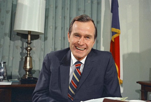 (AP Photo/John Duricka, File). FILE - In this Dec. 18, 1970, file photo, newly appointed United Nations Ambassador George H. Bush smiles. Bush has died at age 94. Family spokesman Jim McGrath says Bush died shortly after 10 p.m. Friday, Nov. 30, 2018, ... (AP Photo/John Duricka, File). FILE - In this Dec. 18, 1970, file photo, newly appointed United Nations Ambassador George H. Bush smiles. Bush has died at age 94. Family spokesman Jim McGrath says Bush died shortly after 10 p.m. Friday, Nov. 30, 2018, ...