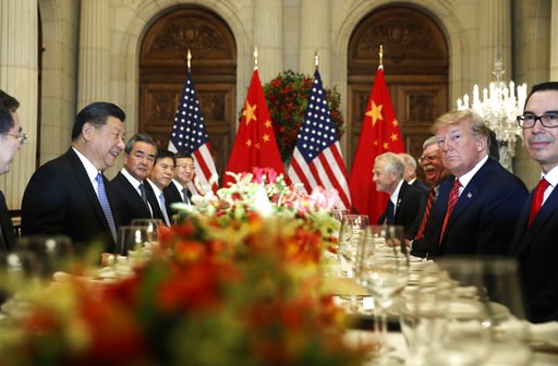 (AP Photo/Pablo Martinez Monsivais). President Donald Trump with China's President Xi Jinping during their bilateral meeting at the G20 Summit, Saturday, Dec. 1, 2018 in Buenos Aires, Argentina. (AP Photo/Pablo Martinez Monsivais). President Donald Trump with China's President Xi Jinping during their bilateral meeting at the G20 Summit, Saturday, Dec. 1, 2018 in Buenos Aires, Argentina.