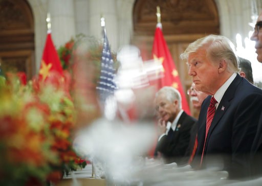 (AP Photo/Pablo Martinez Monsivais). President Donald Trump listens to China's President Xi Jinping speak during their bilateral meeting at the G20 Summit, Saturday, Dec. 1, 2018 in Buenos Aires, Argentina. (AP Photo/Pablo Martinez Monsivais). President Donald Trump listens to China's President Xi Jinping speak during their bilateral meeting at the G20 Summit, Saturday, Dec. 1, 2018 in Buenos Aires, Argentina.