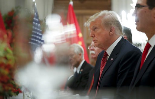 (AP Photo/Pablo Martinez Monsivais). President Donald Trump listens to China's President Xi Jinping speak during their bilateral meeting at the G20 Summit, Saturday, Dec. 1, 2018 in Buenos Aires, Argentina. (AP Photo/Pablo Martinez Monsivais). President Donald Trump listens to China's President Xi Jinping speak during their bilateral meeting at the G20 Summit, Saturday, Dec. 1, 2018 in Buenos Aires, Argentina.