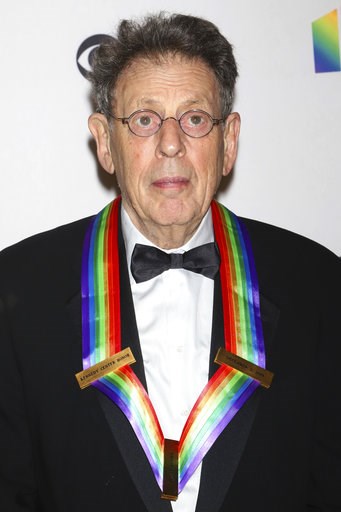 (Photo by Greg Allen/Invision/AP). 2018 Kennedy Center honoree Philip Glass attends the 41st Annual Kennedy Center Honors at The Kennedy Center on Sunday, Dec. 2, 2018, in Washington. (Photo by Greg Allen/Invision/AP). 2018 Kennedy Center honoree Philip Glass attends the 41st Annual Kennedy Center Honors at The Kennedy Center on Sunday, Dec. 2, 2018, in Washington.