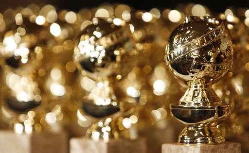 (AP Photo/Matt Sayles, File). FILE - In this Jan.. 6, 2009, file photo, Golden Globe statuettes are displayed during a news conference in Beverly Hills, Calif. The Hollywood Foreign Press Association will unveil their nominations for the 76th annual Go... (AP Photo/Matt Sayles, File). FILE - In this Jan.. 6, 2009, file photo, Golden Globe statuettes are displayed during a news conference in Beverly Hills, Calif. The Hollywood Foreign Press Association will unveil their nominations for the 76th annual Go...