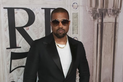 (Photo by Brent N. Clarke/Invision/AP, File). FILE - In this Sept. 7, 2018, file photo, Kanye West attends the Ralph Lauren 50th Anniversary Event held at Bethesda Terrace in Central Park during New York Fashion Week in New York. Kanye West surprised f... (Photo by Brent N. Clarke/Invision/AP, File). FILE - In this Sept. 7, 2018, file photo, Kanye West attends the Ralph Lauren 50th Anniversary Event held at Bethesda Terrace in Central Park during New York Fashion Week in New York. Kanye West surprised f...