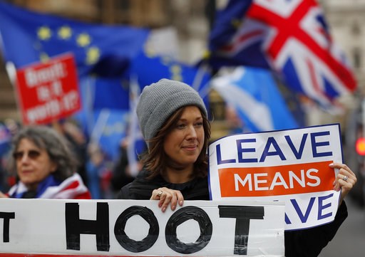 UK leader warns of 'uncharted waters' if Brexit deal nixed
