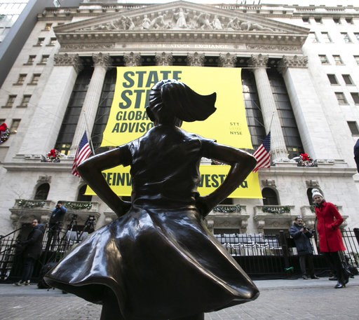 Wall Street's Fearless Girl statue gets new place of honor