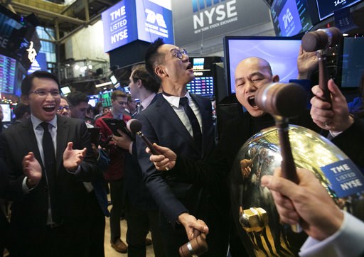 Tencent Music shares rise on first trading day