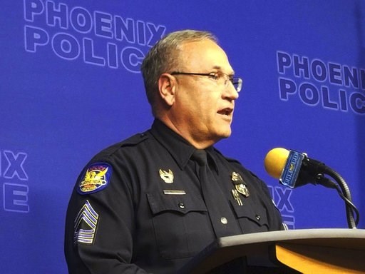 (AP Photo/Terry Tang). Phoenix Police spokesman Tommy Thompson speaks at a news conference, Wednesday, Jan. 9, 2019, in Phoenix, about the investigation of a woman at a long-term care facility who gave birth. The Phoenix woman, who is in a vegetative s... (AP Photo/Terry Tang). Phoenix Police spokesman Tommy Thompson speaks at a news conference, Wednesday, Jan. 9, 2019, in Phoenix, about the investigation of a woman at a long-term care facility who gave birth. The Phoenix woman, who is in a vegetative s...
