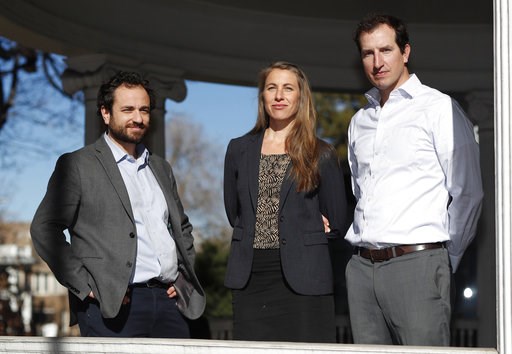 (AP Photo/David Zalubowski). In this Thursday, Dec. 20, 2018, photo, attorneys, from left, David Seligman, Nina DiSalvo and Alexander Hood of Denver's Towards Justice are shown outside the organization's office east of downtown Denver. In a deal filed ... (AP Photo/David Zalubowski). In this Thursday, Dec. 20, 2018, photo, attorneys, from left, David Seligman, Nina DiSalvo and Alexander Hood of Denver's Towards Justice are shown outside the organization's office east of downtown Denver. In a deal filed ...