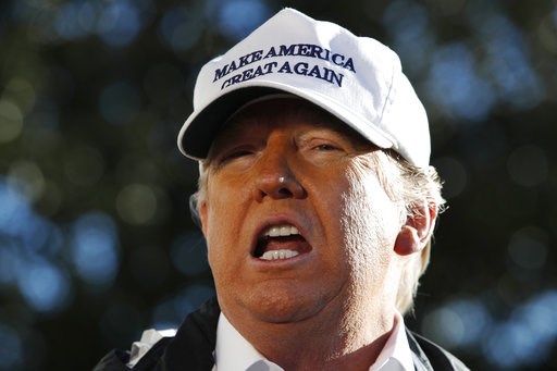 (AP Photo/Jacquelyn Martin). President Donald Trump speaks to the media as he leaves the White House, Thursday Jan. 10, 2019, in Washington, en route for a trip to the border in Texas as the government shutdown continues. (AP Photo/Jacquelyn Martin). President Donald Trump speaks to the media as he leaves the White House, Thursday Jan. 10, 2019, in Washington, en route for a trip to the border in Texas as the government shutdown continues.