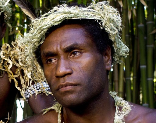 (AP Photo/Domenico Stinellis, File). FILE - This Sept. 9, 2015, file photo shows Mungau Dain in Venice, Italy. Dain had never considered acting before he starred in the Oscar-nominated film “Tanna.” He got the role because his elders decided he was the... (AP Photo/Domenico Stinellis, File). FILE - This Sept. 9, 2015, file photo shows Mungau Dain in Venice, Italy. Dain had never considered acting before he starred in the Oscar-nominated film “Tanna.” He got the role because his elders decided he was the...