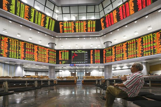 (AP Photo/Vincent Thian). Visitor watch a stock trading board at a private stock market gallery in Kuala Lumpur, Malaysia, Friday, Jan. 11, 2019. Asian markets were mostly higher on Friday as investors cheered a more reactive Federal Reserve and U.S.-C... (AP Photo/Vincent Thian). Visitor watch a stock trading board at a private stock market gallery in Kuala Lumpur, Malaysia, Friday, Jan. 11, 2019. Asian markets were mostly higher on Friday as investors cheered a more reactive Federal Reserve and U.S.-C...