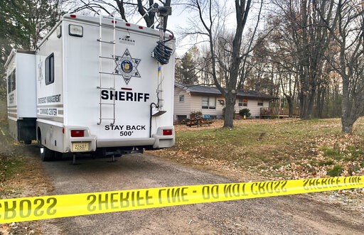 (AP Photo/Jeff Baenen, File). FILE - In this Oct. 23, 2018, file photo, a Barron County, Wis., sheriff's vehicle is parked outside the home where James Closs and Denise Closs were found fatally shot on Oct. 15. The Barron County Sheriff's Department sa... (AP Photo/Jeff Baenen, File). FILE - In this Oct. 23, 2018, file photo, a Barron County, Wis., sheriff's vehicle is parked outside the home where James Closs and Denise Closs were found fatally shot on Oct. 15. The Barron County Sheriff's Department sa...