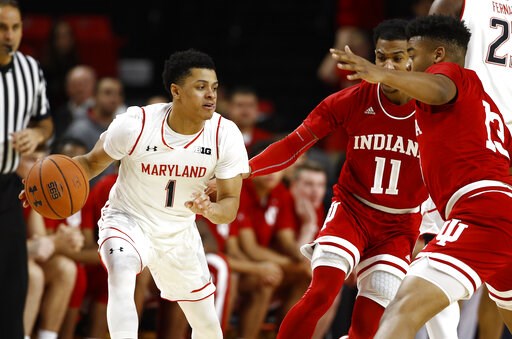 Fernando, Cowan rally Maryland past No. 22 Indiana 78-75