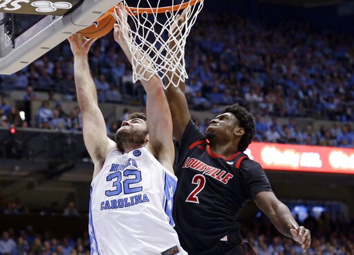 Louisville hands No. 12 UNC worst home loss under Williams