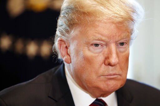(AP Photo/Jacquelyn Martin). President Donald Trump attends a roundtable discussion on border security with local leaders, Friday Jan. 11, 2019, in the Cabinet Room of the White House in Washington. (AP Photo/Jacquelyn Martin). President Donald Trump attends a roundtable discussion on border security with local leaders, Friday Jan. 11, 2019, in the Cabinet Room of the White House in Washington.
