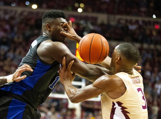 Z-eye-on: Williamson starting for No. 1 Duke after eye poke
