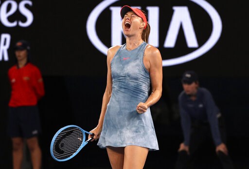 Defending champ gone: Sharapova ousts Wozniacki in Australia