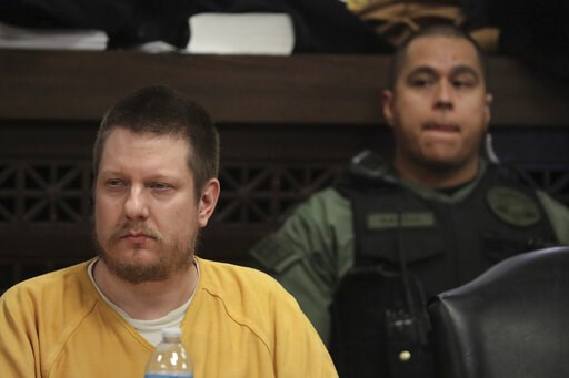 (Antonio Perez/Chicago Tribune via AP, Pool, File). FILE - In this Jan. 18, 2019 file photo, former Chicago police Officer Jason Van Dyke attends his sentencing hearing at the Leighton Criminal Court Building in Chicago, for the 2014 shooting of Laquan... (Antonio Perez/Chicago Tribune via AP, Pool, File). FILE - In this Jan. 18, 2019 file photo, former Chicago police Officer Jason Van Dyke attends his sentencing hearing at the Leighton Criminal Court Building in Chicago, for the 2014 shooting of Laquan...