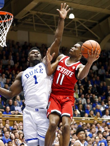 Barrett has triple-double, No. 2 Duke beats NC State, 94-78