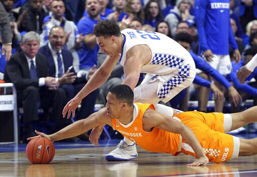 New No. 1 expected after Tennessee's loss to No. 5 Kentucky
