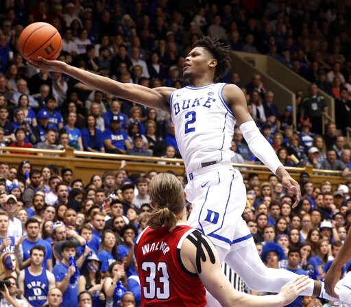 Duke reclaims No. 1 in AP Top 25; Tennessee falls to fifth