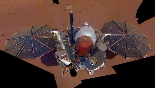 And now for the weather on Mars, courtesy of new NASA lander