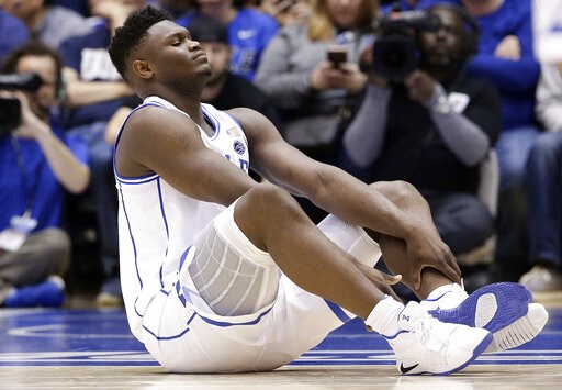 With Zion injured, No. 8 UNC routs No. 1 Duke 88-72