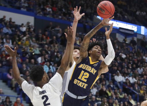 Morant's triple-double leads Murray St upset over Marquette