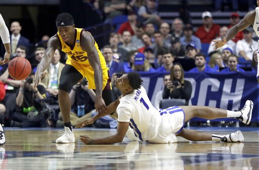 Looking dangerous, No. 6 seed Buffalo breezes past ASU