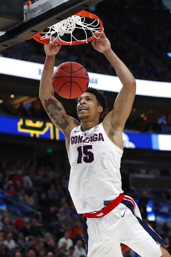 Slammed: Clarke scores 36 in Gonzaga's 83-71 win over Baylor