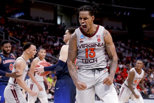 Virginia Tech beats Liberty to earn a 2nd trip to Sweet 16
