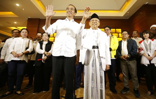 Indonesia's Widodo declares victory in presidential election