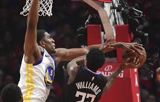 Durant, Curry shut down Clippers in Warriors' 132-105 win