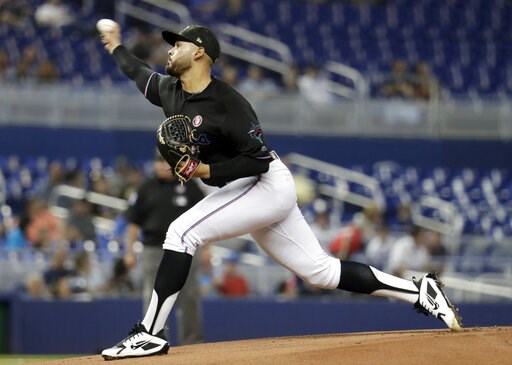 Lopez, Marlins team on 1-hitter, hand Mets 4th loss in row