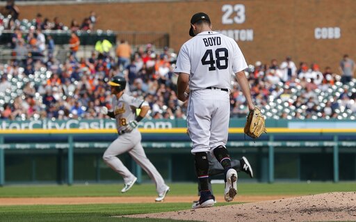 LEADING OFF: A's thump Tigers, Sale starts, Callaway cloud?