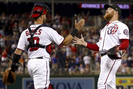 Maddon protests loss vs. Nats over Doolittle's delivery