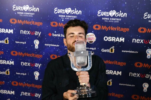 Royal praise for Dutch singer's victory at flashy Eurovision