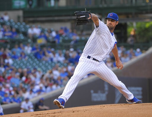 Hamels gets a no-decision against Phillies, Cubs win 8-4